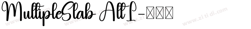 MultipleSlab Alt I字体转换